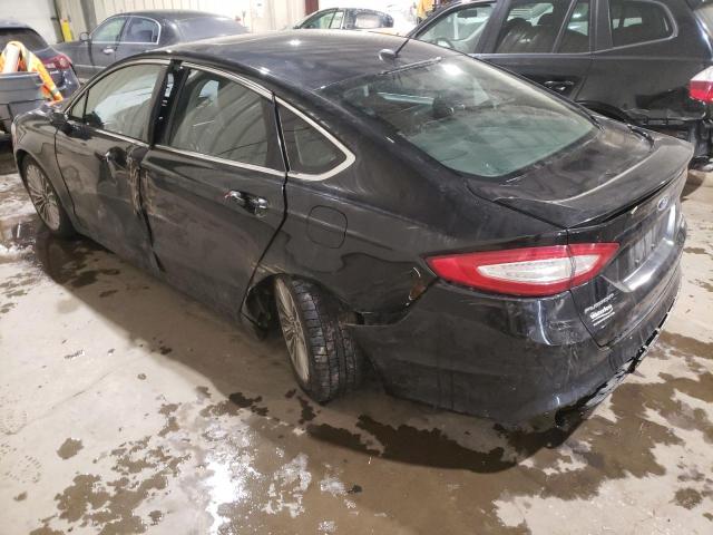 3FA6P0D99FR154915 - 2015 FORD FUSION TITANIUM BLACK photo 2