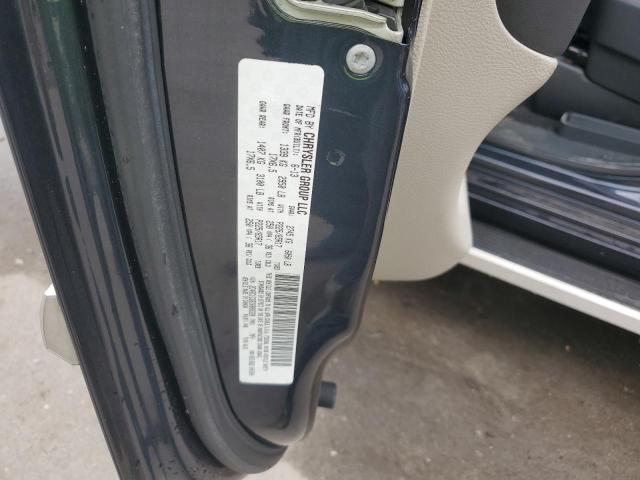 2C4RC1CG6DR809320 - 2013 CHRYSLER TOWN & COU TOURING L BLUE photo 13