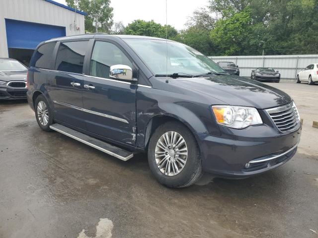 2C4RC1CG6DR809320 - 2013 CHRYSLER TOWN & COU TOURING L BLUE photo 4