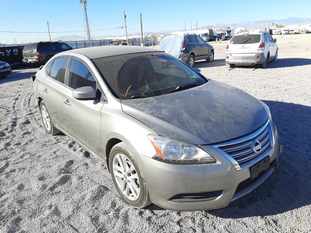 3N1AB7AP9EY294307 - 2014 NISSAN SENTRA S SILVER photo 1