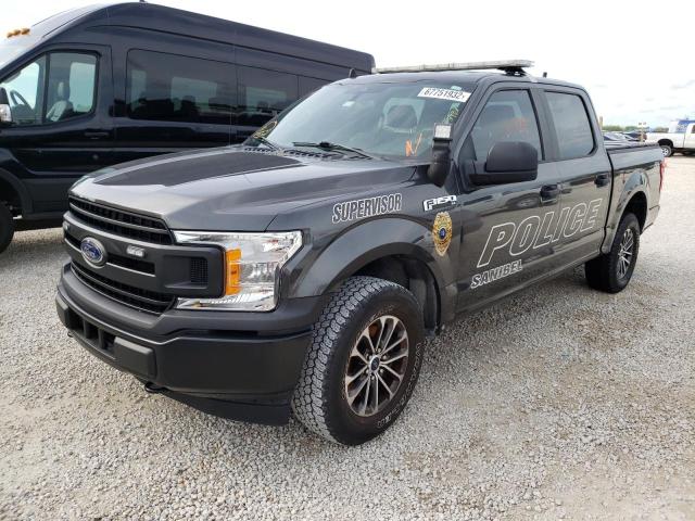 1FTEW1P43LKD34597 - 2020 FORD F150 POLICE RESPONDER GRAY photo 1
