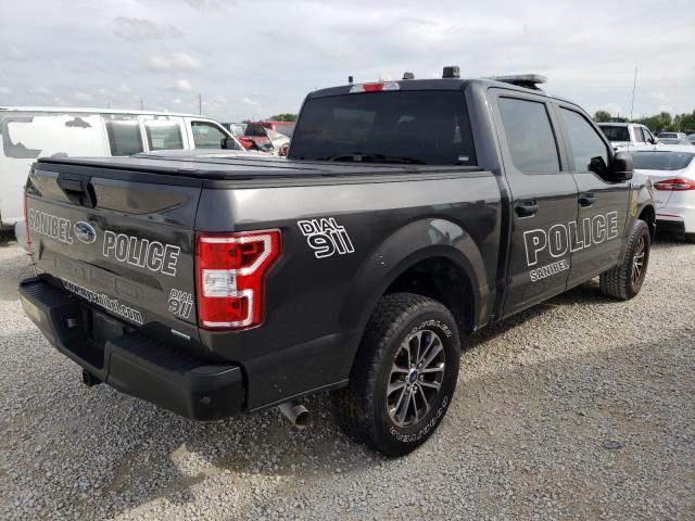 1FTEW1P43LKD34597 - 2020 FORD F150 POLICE RESPONDER GRAY photo 3