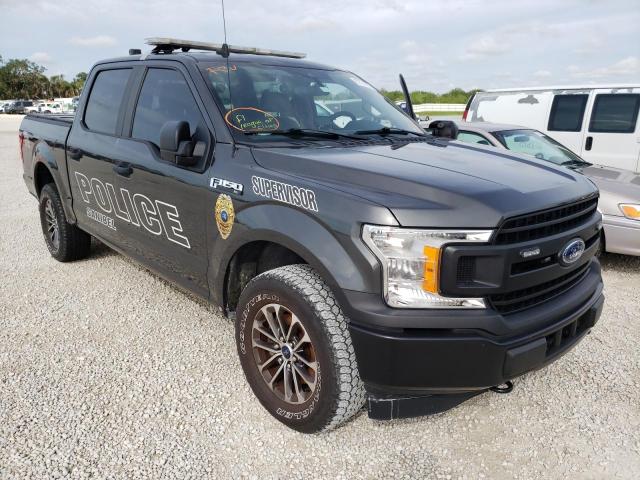 1FTEW1P43LKD34597 - 2020 FORD F150 POLICE RESPONDER GRAY photo 4
