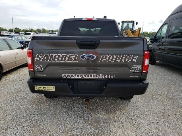 1FTEW1P43LKD34597 - 2020 FORD F150 POLICE RESPONDER GRAY photo 6