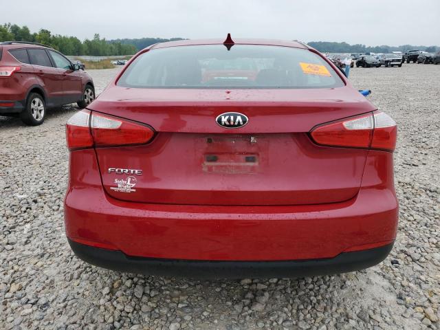 KNAFX4A64E5122674 - 2014 KIA FORTE LX RED photo 6