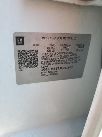 1G1ZD5ST9JF241577 - 2018 CHEVROLET MALIBU LT Ağ foto 13