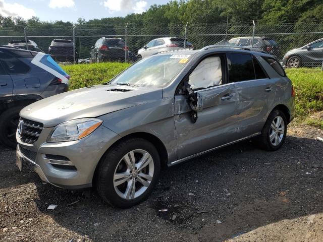 4JGDA5HB7EA383725 - 2014 MERCEDES-BENZ ML 350 4MATIC SILVER photo 1