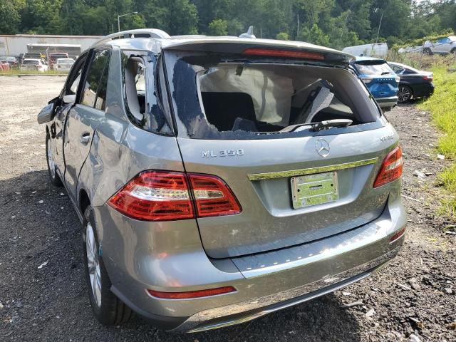 4JGDA5HB7EA383725 - 2014 MERCEDES-BENZ ML 350 4MATIC SILVER photo 6