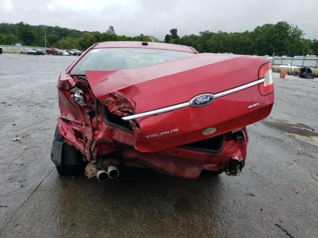 1FAHP2EW6BG117556 - 2011 FORD TAURUS SEL RED photo 6