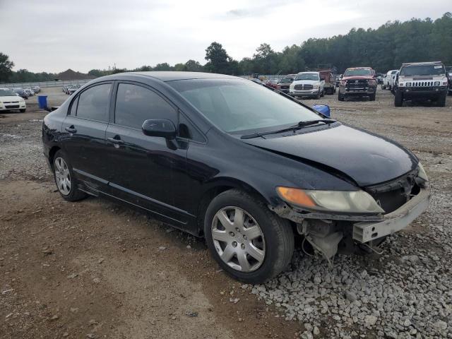 2HGFA16578H301647 - 2008 HONDA CIVIC LX BLACK photo 4