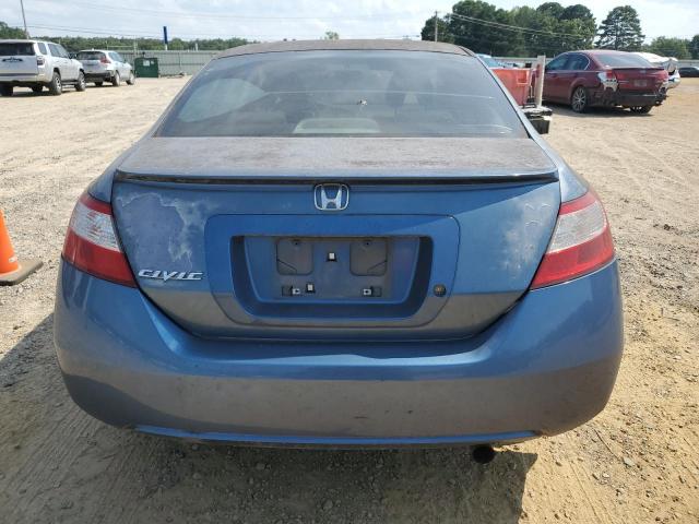 2HGFG12607H520381 - 2007 HONDA CIVIC LX BLUE photo 6