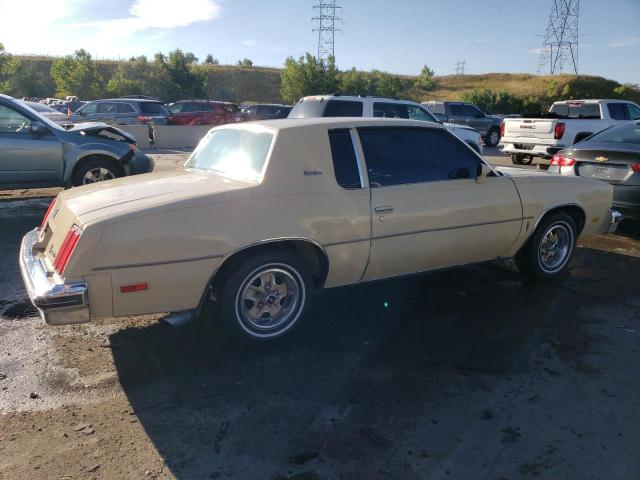 3R47F9M556702 - 1979 OLDSMOBILE CUTLASS CREAM photo 3