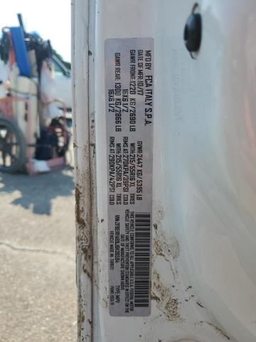 ZFBERFAB9J6K06594 - 2018 RAM PROMASTER თეთრი ფოტო 13