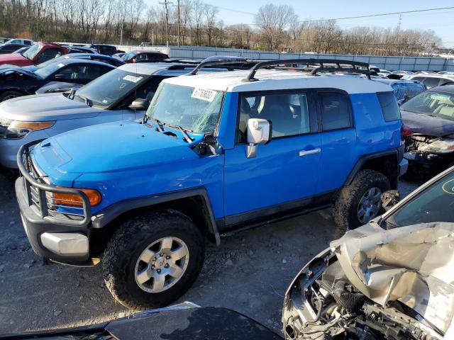 JTEBU11F170030491 - 2007 TOYOTA FJ CRUISER BLUE photo 1