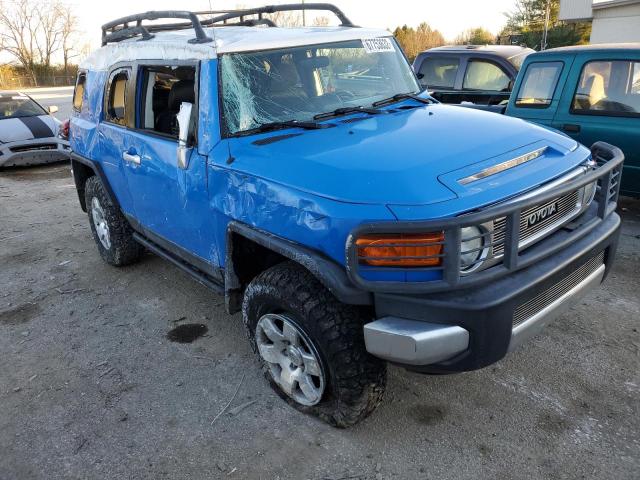 JTEBU11F170030491 - 2007 TOYOTA FJ CRUISER BLUE photo 4