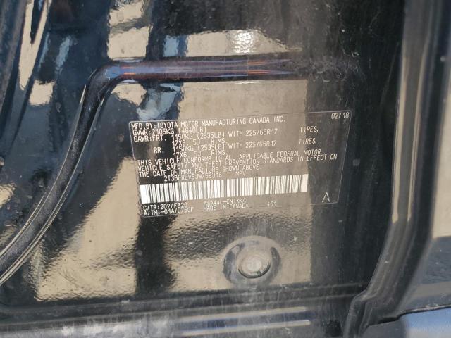 2T3BFREV5JW758316 - 2018 TOYOTA RAV4 LE 黑色 照片 14