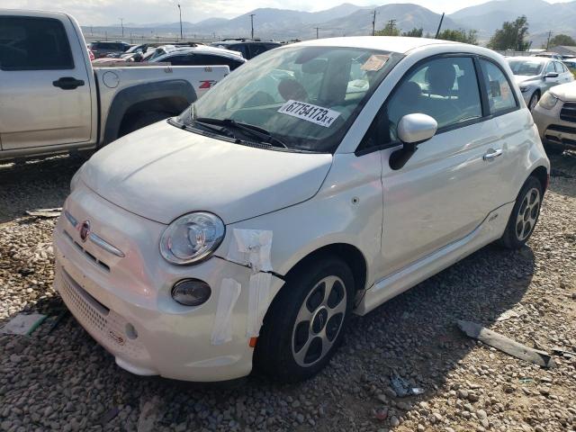 3C3CFFGE3ET208436 - 2014 FIAT 500 ELECTRIC WHITE photo 1