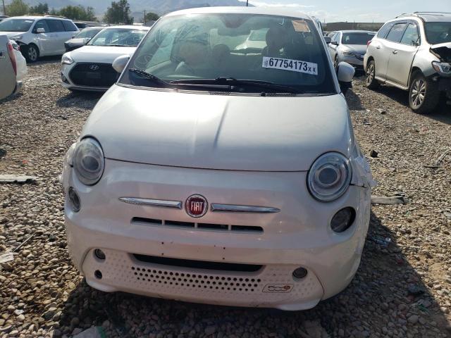 3C3CFFGE3ET208436 - 2014 FIAT 500 ELECTRIC WHITE photo 5