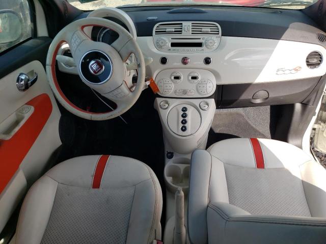 3C3CFFGE3ET208436 - 2014 FIAT 500 ELECTRIC WHITE photo 8