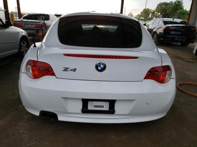 4USDU53527LF77905 - 2007 BMW Z4 3.0SI WHITE photo 6