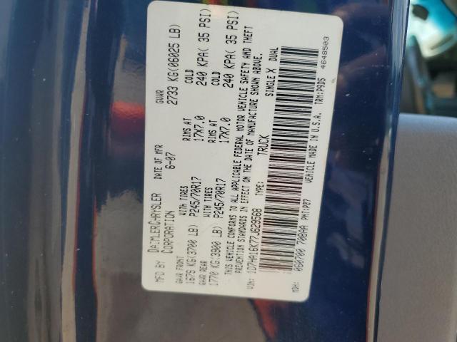 1D7HA16K77J629568 - 2007 DODGE RAM 1500 ST BLUE photo 24