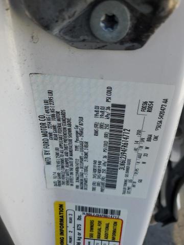 3LN6L2J94FR614712 - 2015 LINCOLN MKZ WHITE photo 12