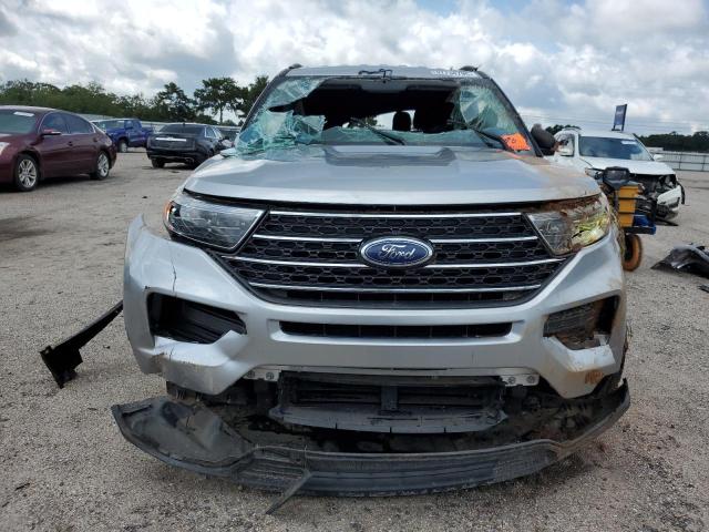 1FMSK7DH4MGB86257 - 2021 FORD EXPLORER XLT SILVER photo 5
