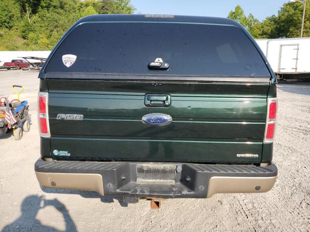 1FTFW1EF3CFB11672 - 2012 FORD F150 SUPERCREW GREEN photo 6