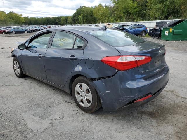 KNAFX4A69F5410854 - 2015 KIA FORTE LX GRAY photo 2