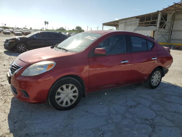 3N1CN7AP2EL829460 - 2014 NISSAN VERSA S RED photo 1