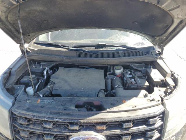 1FM5K8GT9GGD03547 - 2016 FORD EXPLORER SPORT Սև լուսանկար 12