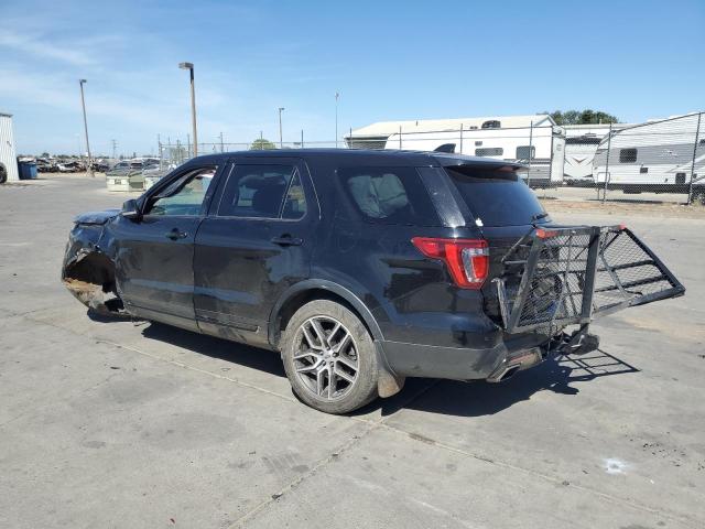 1FM5K8GT9GGD03547 - 2016 FORD EXPLORER SPORT Սև լուսանկար 2