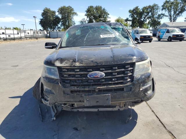 1FM5K8GT9GGD03547 - 2016 FORD EXPLORER SPORT Սև լուսանկար 5