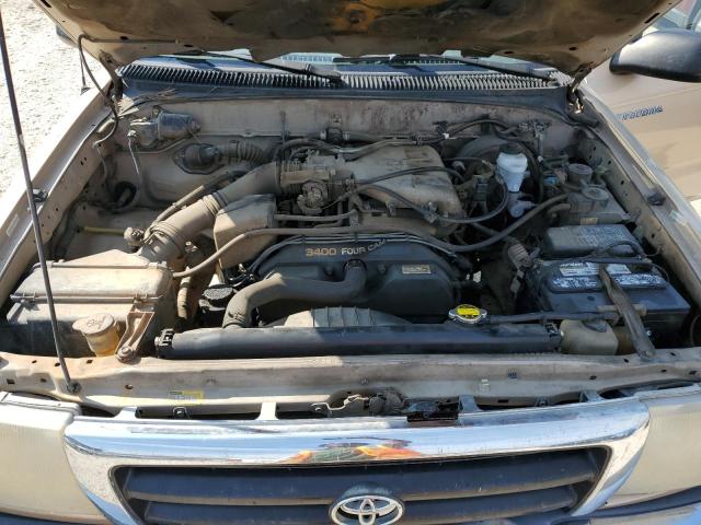 5TESN92N8YZ697615 - 2000 TOYOTA TACOMA XTRACAB PRERUNNER თაფლისფერი ფოტო 11