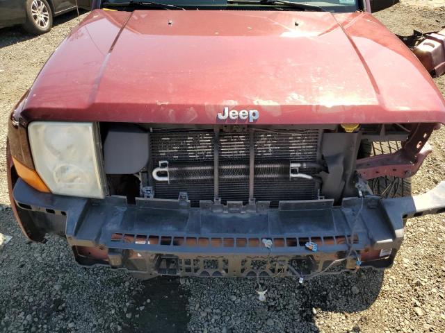 1J8HG48N68C161462 - 2008 JEEP COMMANDER SPORT წითელი ფოტო 12