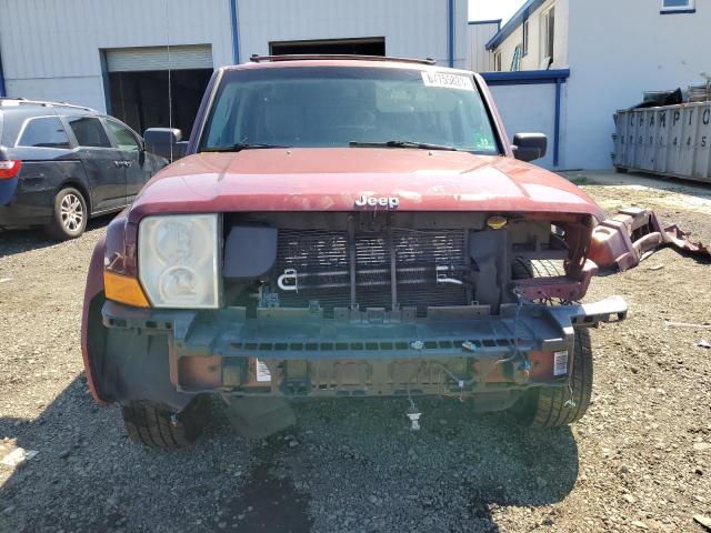 1J8HG48N68C161462 - 2008 JEEP COMMANDER SPORT წითელი ფოტო 5