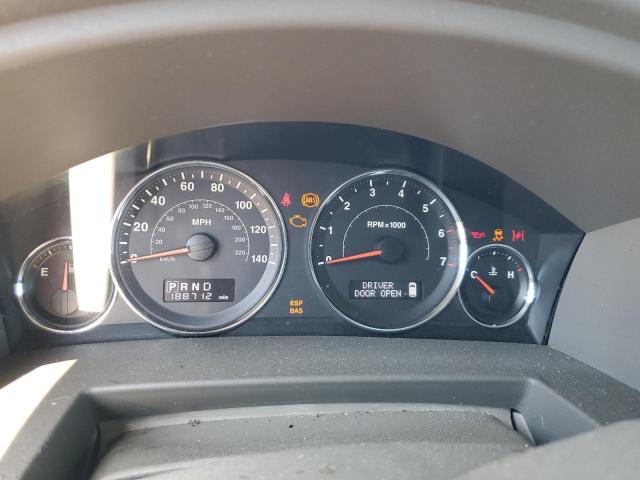 1J8HG48N68C161462 - 2008 JEEP COMMANDER SPORT წითელი ფოტო 9