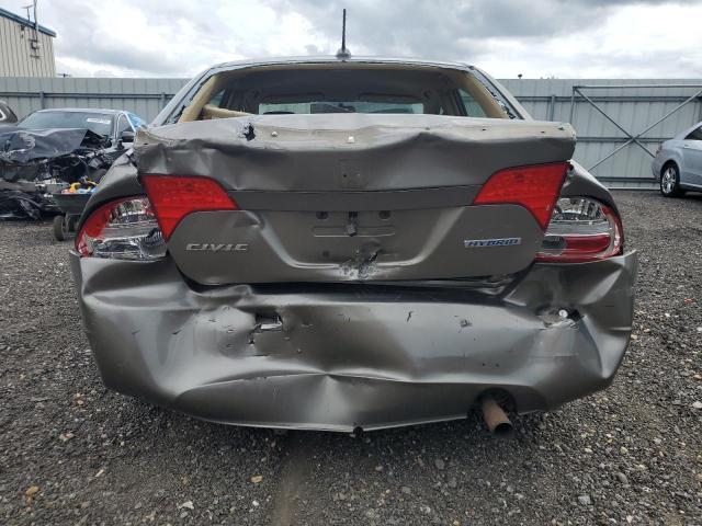 JHMFA36258S021071 - 2008 HONDA CIVIC HYBRID TAN photo 6