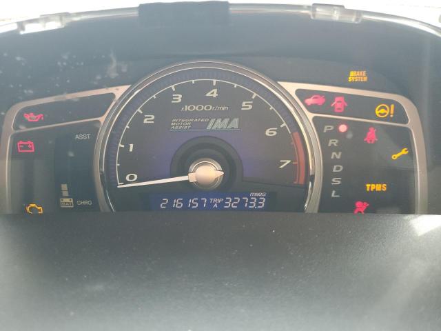 JHMFA36258S021071 - 2008 HONDA CIVIC HYBRID TAN photo 9