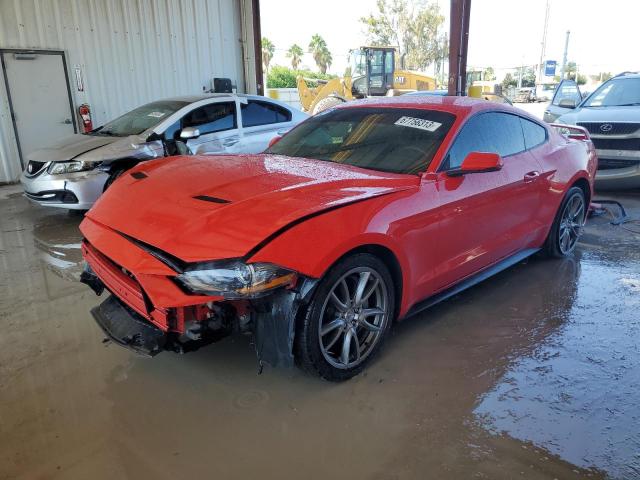1FA6P8TH3K5133675 - 2019 FORD MUSTANG RED photo 1