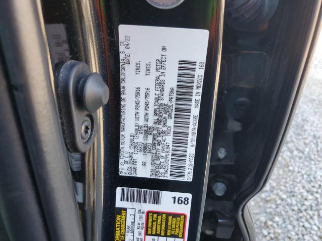 3TMAZ5CN2NM181847 - 2022 TOYOTA TACOMA DOUBLE CAB შავი ფოტო 13