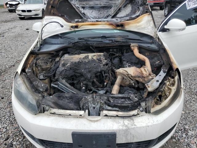 3VWPL7AJXDM692449 - 2013 VOLKSWAGEN JETTA TDI WHITE photo 11