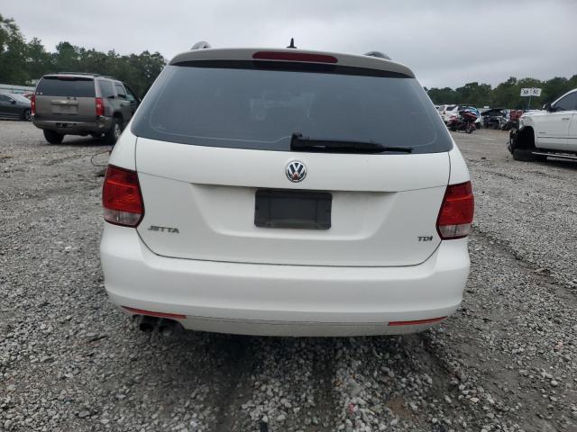3VWPL7AJXDM692449 - 2013 VOLKSWAGEN JETTA TDI WHITE photo 6