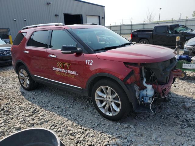 1FM5K8D85EGA02626 - 2014 FORD EXPLORER XLT Rojo foto 4