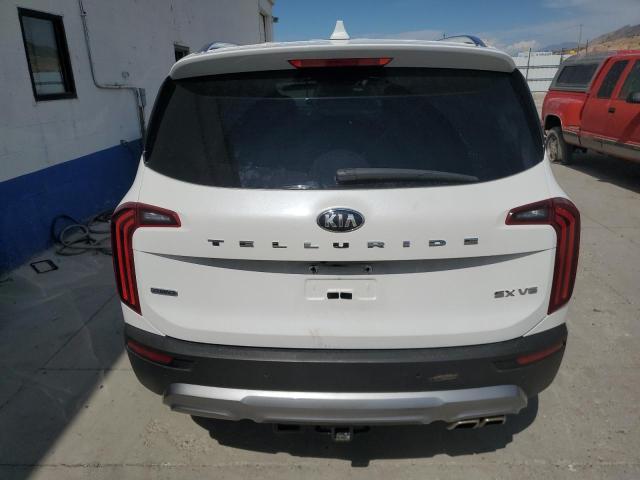 5XYP5DHC2LG093768 - 2020 KIA TELLURIDE SX WHITE photo 6