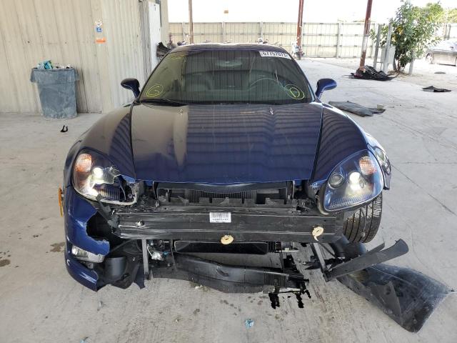 1G1YY26E465121239 - 2006 CHEVROLET CORVETTE Z06 BLUE photo 5