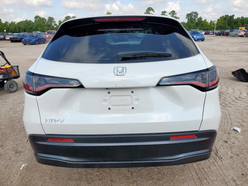 3CZRZ1H33RM709110 - 2024 HONDA HR-V LX WHITE photo 6