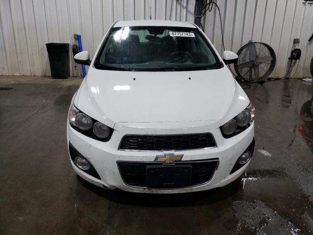 1G1JC6SH6C4161251 - 2012 CHEVROLET SONIC LT WHITE photo 5