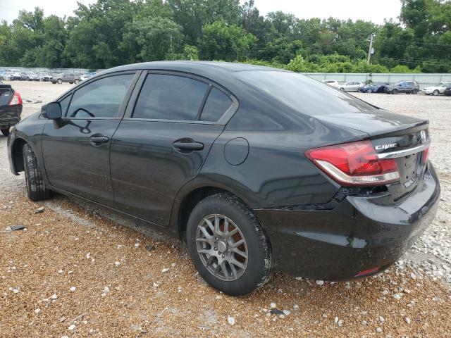 19XFB2F51DE067707 - 2013 HONDA CIVIC LX შავი ფოტო 2