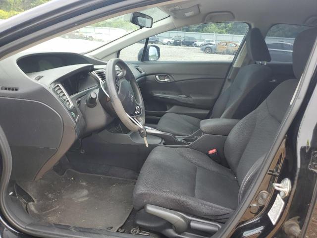 19XFB2F51DE067707 - 2013 HONDA CIVIC LX შავი ფოტო 7